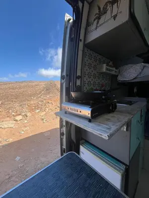 Paisaje cerca de este camping