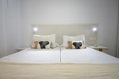 Cama o camas de una habitación en THE SECRET OF ELEPHANT by HOMESTAYGRANCANARIA