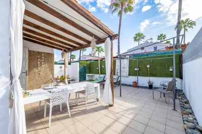 Plano de Boho BungalowPoolPrivate TerraceMaspalomas
