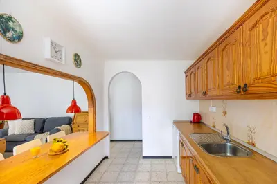 Una cocina o zona de cocina en 3BR Tauro Bungalow - Garden, Terrace, Sleeps 6