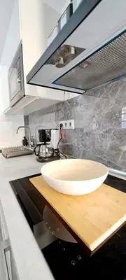 Una cocina o zona de cocina en Las Palomas Bungalow # 38
