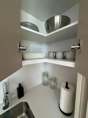 Una cocina o zona de cocina en Oasis Pavia 15