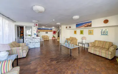 Zona de estar de Beach View Apartment II