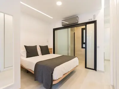 Cama o camas de una habitación en Fonolita Beach Home By CanariasGetaway