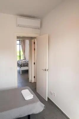Cama o camas de una habitación en Bungalow - Playa Meloneras