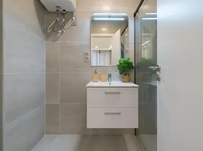 Un baño de Rev Beach Home By CanariasGetaway