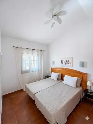 Cama o camas de una habitación en Sunny Haven in Santa Fe - Playa del Inglés- Maspalomas