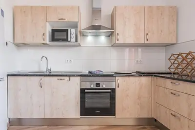 Una cocina o zona de cocina en Tina Canteras Beach