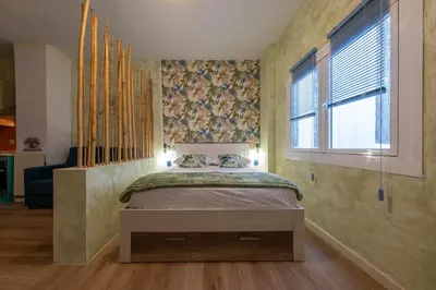 Cama o camas de una habitación en Déjalo Fluir - Central Studio