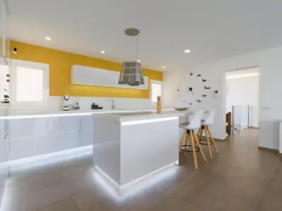 Una cocina o zona de cocina en Villa Luz de Maspalomas