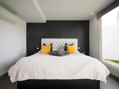 Cama o camas de una habitación en Villa Luz de Maspalomas