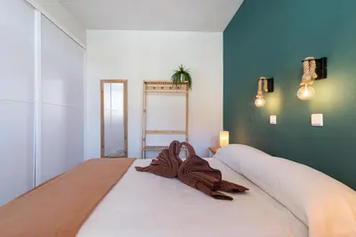 Cama o camas de una habitación en Home2Book Stunning Views Taurito, Terrace & Pool