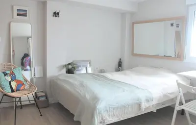 Cama o camas de una habitación en Mochita Loft