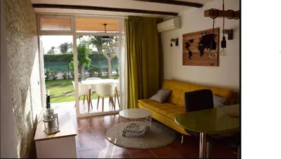 Zona de estar de Apartamento acogedor cerca del Centro Comercial Yumbo