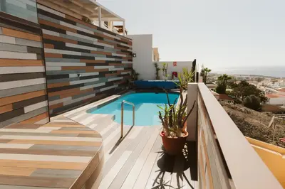 Piscina en o cerca de Ocean Sunset Arguineguin WI-FI POOL Ocean Wiew