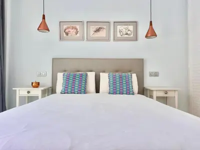 Cama o camas de una habitación en Estrella Del Sur Tauro Ocean Wiew Heated Pool