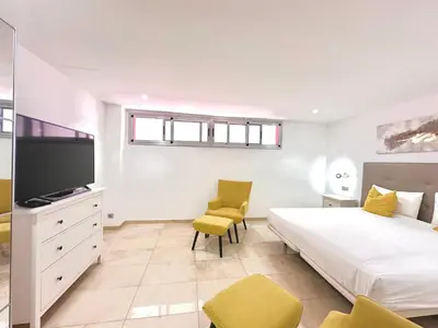 Cama o camas de una habitación en Estrella Del Sur Tauro Ocean Wiew Heated Pool