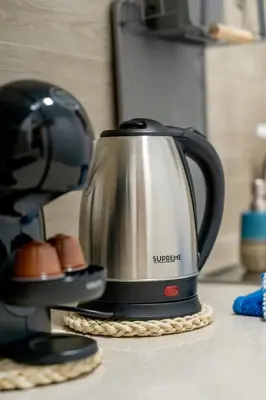 Utensilios para hacer té y café en Casita Palmera Las Canteras