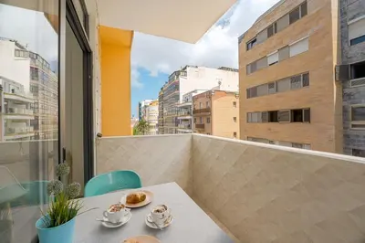 Un balcón o terraza de Casita Palmera Las Canteras