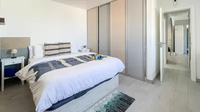 Cama o camas de una habitación en Caideros Sunset