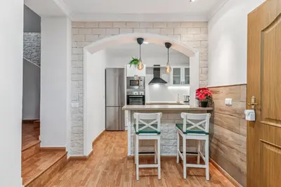 Una cocina o zona de cocina en Home2book Bella Vista, BBQ & Jacuzzi