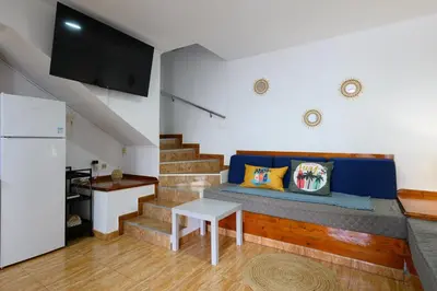Una cocina o zona de cocina en Bungalow with Terrace BBQ Pool in Maspalomas