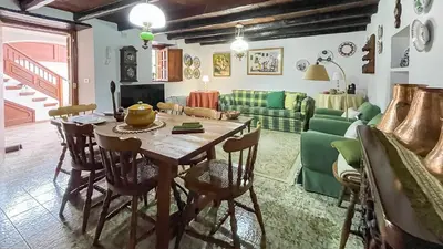 Zona de estar de El Caserón de Teror