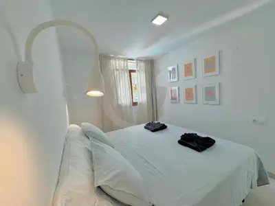 Cama o camas de una habitación en Serenity Suite Playa del Ingles