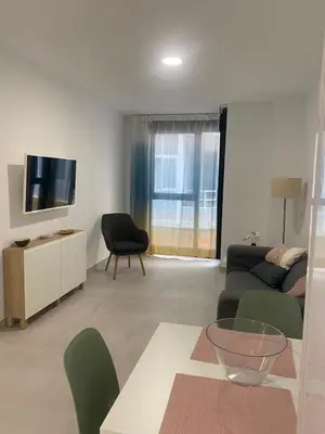 Una televisión o centro de entretenimiento en Soliman