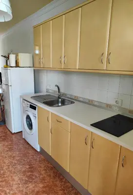Una cocina o zona de cocina en Don Quijote - Apartamento a pasos de la playa