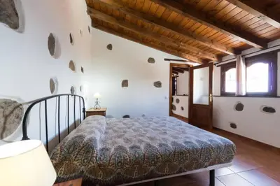 Cama o camas de una habitación en Country House Lomito De Taidia