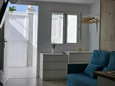 Zona de estar de El Caramelito 2 Estudio con cama abatible