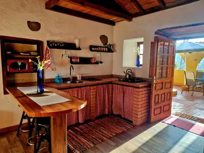 Una cocina o zona de cocina en La Escuelita