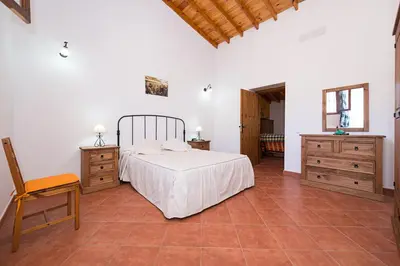 Cama o camas de una habitación en Casa Rural Tadia