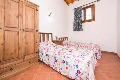 Cama o camas de una habitación en Casa Rural Tadia
