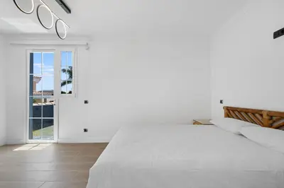 Cama o camas de una habitación en Villa Edén House by Maspalomas Holiday Villas