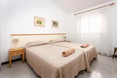Cama o camas de una habitación en Finca el Moral