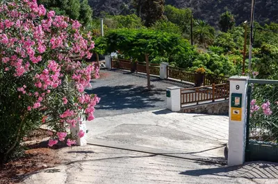 Jardín al aire libre en Finca el Moral