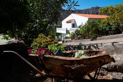 Jardín al aire libre en Finca el Moral