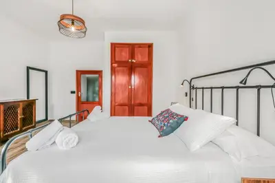 Cama o camas de una habitación en Agaete Modern Holiday Home