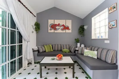 Zona de estar de Holiday Bungalow Campo Golf