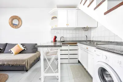 Una cocina o zona de cocina en DUPLEX VACACIONAL en PLAY MAR