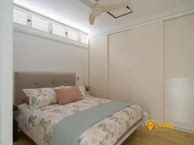 Cama o camas de una habitación en Living Las Canteras Homes - Oceanview Penthouse