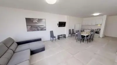 Una cocina o zona de cocina en Suite con terraza y jacuzzi privada en Maspalomas