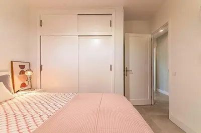 Cama o camas de una habitación en Mar y Arena San Agustín Suite