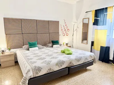 Cama o camas de una habitación en Rooms La Laja 4