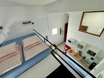 Cama o camas de una habitación en Studio La Palma