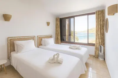 Cama o camas de una habitación en Abora Mar - Beach Apartment