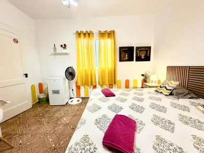 Cama o camas de una habitación en Rooms La Laja 2