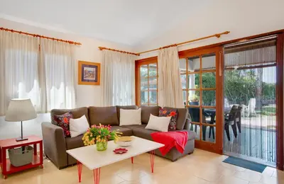 Zona de estar de Bungalow Vegas Golf